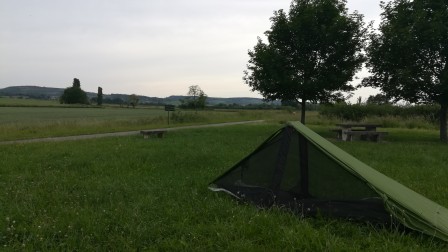 Ma tente près de Buxy